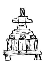 Julien Mathon dessin du pressoir